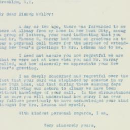 Letter: 1934 January 19
