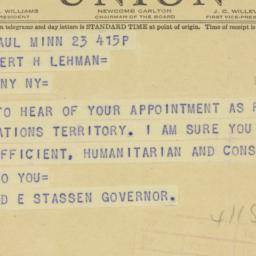 Telegram: 1942 November 23