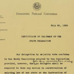 Administrative Record: 1952...