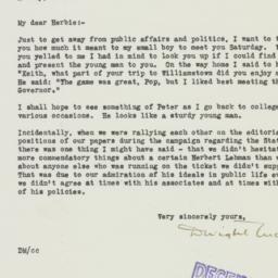 Letter: 1936 November 10