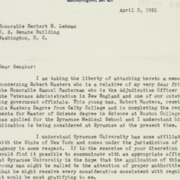 Ephemera: 1951 April 2