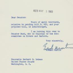 Letter: 1953 May 4