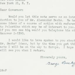 Letter: 1947 February 19