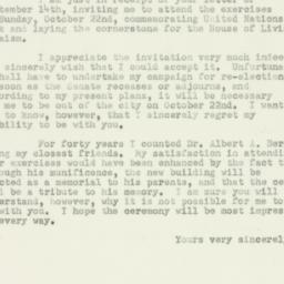 Letter: 1950 September 18