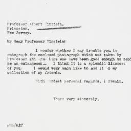 Letter: 1938 July 11