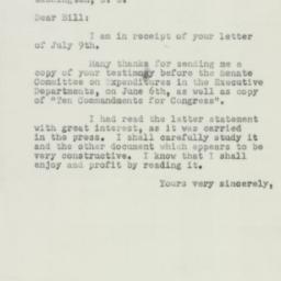 Letter: 1951 July 12