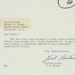 Letter: 1950 July 8