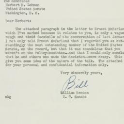 Letter: 1951 March 8