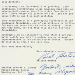 Letter: 1953 February 3