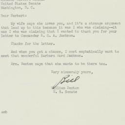 Letter: 1951 July 15