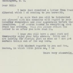 Letter: 1951 October 22