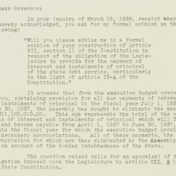 Press Release: 1936 March 30