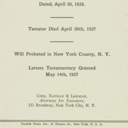 Pamphlet: 1927 April 26