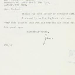 Letter: 1934 November 28