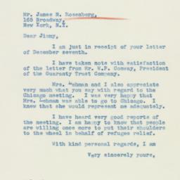 Letter: 1939 December 9
