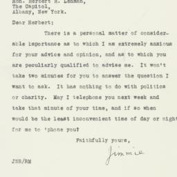 Letter: 1933 January 14