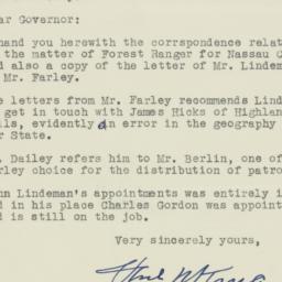 Letter: 1933 June 8