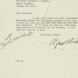 Letter: 1932 March 22