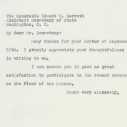 Letter: 1951 September 19