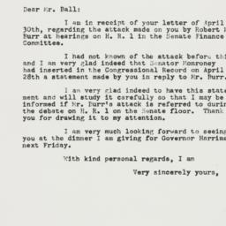 Letter: 1955 May 3
