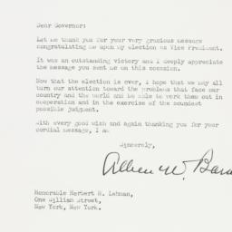 Letter: 1948 November 10