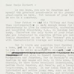 Letter: 1960 November 11