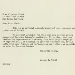 Letter: 1949 October 17