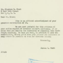 Letter: 1949 October 26