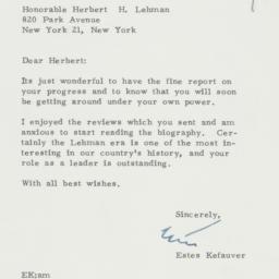 Letter: 1963 April 29