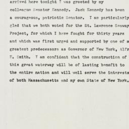 Letter: 1954 January 24