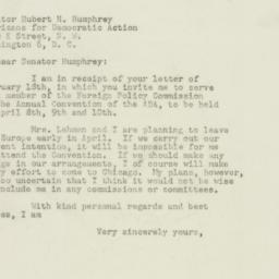 Letter: 1949 February 21