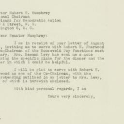 Letter: 1949 August 25