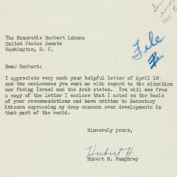 Letter: 1950 May 2