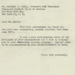 Letter: 1950 February 27