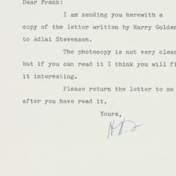 Letter: 1960 September 12