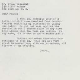 Letter: 1958 September 26