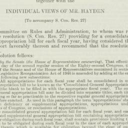 Administrative Record: 1951...