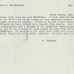 Telegram: 1956 August 31