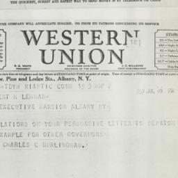 Telegram: 1937 July 19