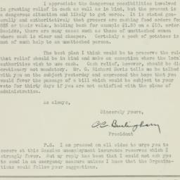 Letter: 1933 March 31