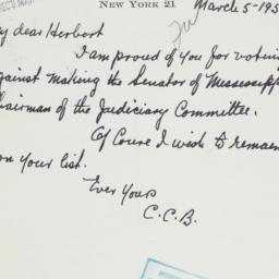 Note: 1956 March 5