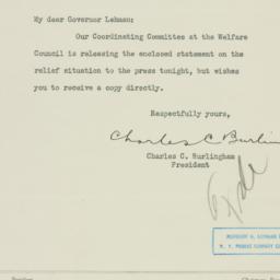 Letter: 1933 August 18