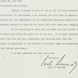 Letter: 1960 August 25