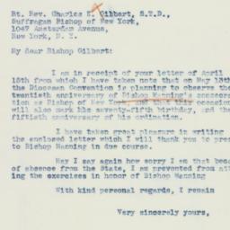 Letter: 1941 April 30