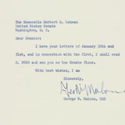 Letter: 1956 February 6