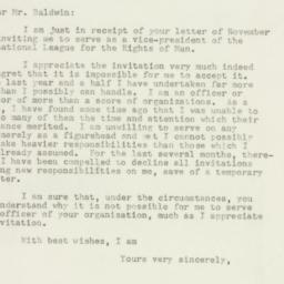 Letter: 1947 November 12