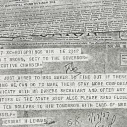 Telegram: 1937 July 16