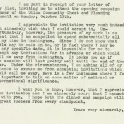 Letter: 1951 June 5