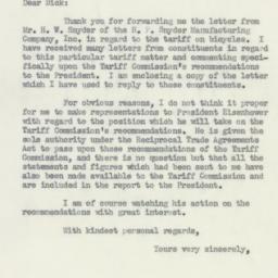 Letter: 1955 April 26