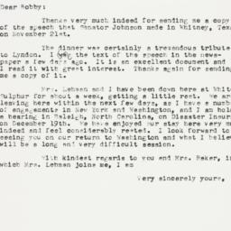 Letter: 1955 December 7